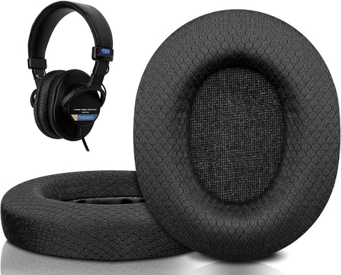 SOULWIT Earpads Replacement Ear Pads Cushions for Sony MDR-7506 MDR-V6 MDR-V7 MDR-CD900ST Monitor Headphones - 7506 MF