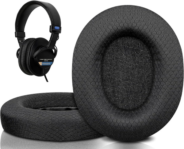 SOULWIT Earpads Replacement Ear Pads Cushions for Sony MDR-7506 MDR-V6 MDR-V7 MDR-CD900ST Monitor Headphones - 7506 MF