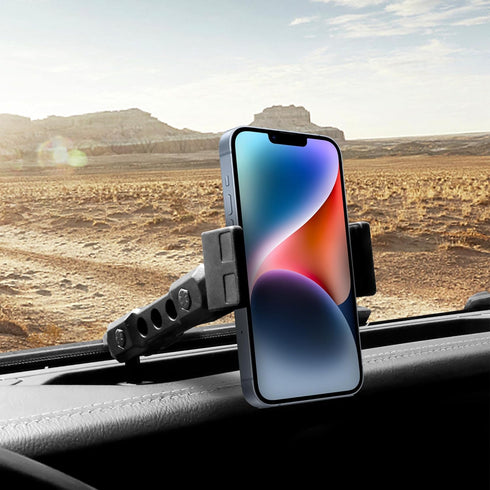 Phone Mount Holder for Jeep Wrangler, Dashboard Phone Holder Mount for 2018-2023 Jeep Wrangler JL Accessories, 1 Pack,