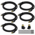 4K HDMI Cable 6 Feet (5 Pack), Ultra HD HDMI 2.0 Cable,