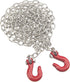 1/10 SCX10 TRX4 90046 CC01 D90 TF2 1/10 RC Metal Tow Hook with Trailer Tow Chain Buckle Shackles RC Decorations