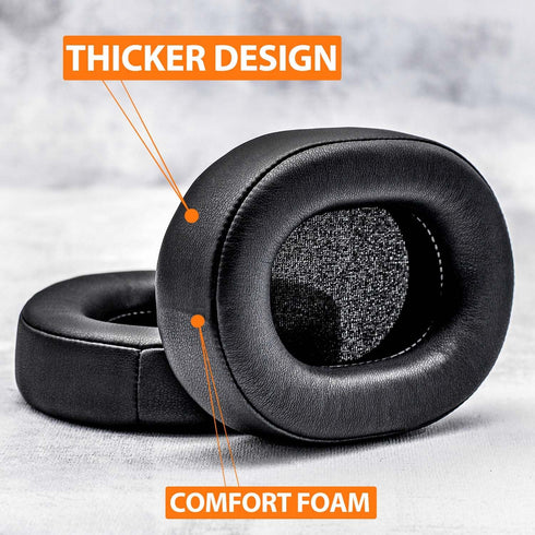ATH M70X Ear Pads - TRANSTEK Replacement Cushions Compatible with ATH-M70X Headphones, Thicker Memory Foam