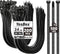 200 PCS Zip Ties 24 Inch Heavy Duty, Large Cable Ties 500lbs
