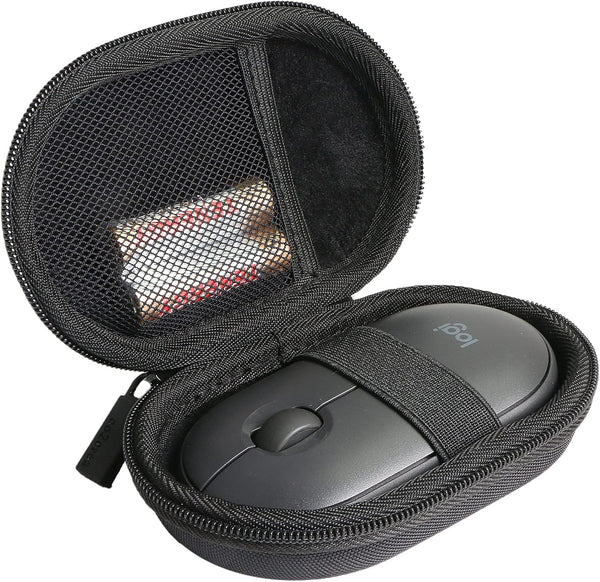 co2CREA Hard Case for Logitech Pebble M350 M355 i345 Wireless Bluetooth Mouse (Graphite Case)