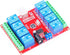 SRD-05VDC-SL-C 8-Way 5V Relay Module, Free Driver USB Control Switch for Intelligent Control