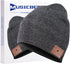 beanie MUSICBEE Bluetooth V5.2 - Wireless Knit Winter Cap, 24 Hour Playtime, Built-in Microphone, HD Stereo Speakers,