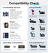 Warrky USB C to HDMI Cable 4K, 3.3ft Braided High Speed Thunderbolt 3 to HDMI Adapter for iPad, MacBook, Galaxy