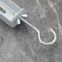The Lord of the Tools Projector Screen L-Bracket Mounting Hanger Holder, Adjustable Extension with Hook for 20KG