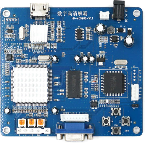 Mcbazel Arcade Game VGA to HDMI Game Video Output Converter Board with Cable