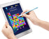 Slim Waist Stylus Pens for Touch Screens, for iPhone, iPad, Kindle Fire, Includes 8 Extra Replacement Fiber Tips,