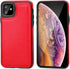 OT ONETOP iPhone 11 Wallet Case, Red PU Leather Kickstand with Card Holder, Shockproof Cover, 6.1 Inch