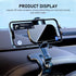 Merdege 4-7 inches Car Phone Holder, Center Console Navigation Holder, Universal Adjustable Swivel Bracket, Compatible