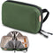 Electronic Organizer Travel Case Bag, Waterproof for Cables, Switch, SD Card, Passport, and More, Green