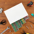 1 Pack 9V, 4-Drawer Common BTSKY White Acrylic Battery Storage Organizer for AA, AAA, C Batteries, Storage Box Battery
