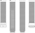 FitTurn Slim Mesh Stainless Steel Quick Release Wristband for Cubitt Aura Pro Smartwatch, Adjustable Strap