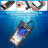 6 Pack Multicolor Universal Waterproof Phone Pouch, Large Dry Bag for Apple iPhone, Samsung, up to 7.5" (Black, Blue,