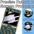 Miimall Leather Case with Metal Ring Holder for Galaxy Z Flip 5, Built-in Screen Protector, Ultra-Thin Cover (Deep