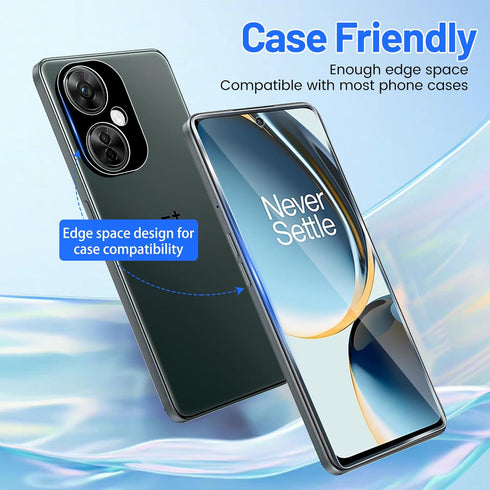 TQLGY OnePlus Nord N30 5G Screen Protector 3 Pack, Ultra HD Tempered Glass, 9H Hardness, Anti-Scratch, Easy Install.