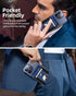 MagSafe Wallet Stand with Airtag Holder, Strongest Magnetic Phone Wallet for iPhone 16/15/14/13/12 Series, RFID