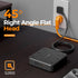 TESSAN 5Ft 6 4 (2 2100 Black Extension Cord with Multiple Outlets, Surge Protector Power Strip with Outlets and USB