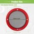 ACROPIX Universal 4" Car Speaker Grills Cover, Round 4 Inch Audio Speaker Subwoofer Guard Protector Case with Mounting