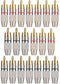 Elechood 20Pack RCA Male Plug Solder, Gold Audio Video Cable Adapter Connector for