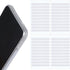 Sibba 40 Cell Phone Grip Tape Strips PCS Transparent Rubber Non-Slip Side Sticker Adhesive Grippy Bumper Frame Stickers