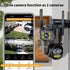 Dual Lens WiFi Security Camera Outdoor, PTZ Auto Tracking, HOM Security Surveillance System, Night Vision, 24/7
