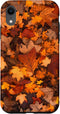 iPhone XR Happy Fall Leaves Thanksgiving Cell Phone Case, Autumn Season Design