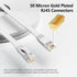 6 50 10Gbps Cat8 Cat7 RJ45 Jadaol Cat Ethernet Cable ft, Support Network, Flat LAN Patch Cable, High-Speed Wired