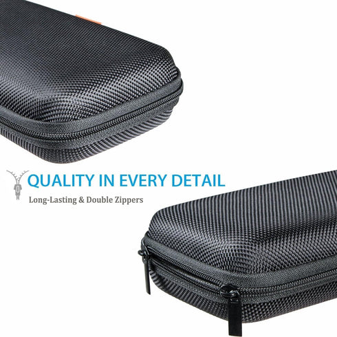 GLCON Portable Protection Hard EVA Case for External Battery,Cell Phone,GPS,Hard Drive,USB Charging Cable,Carrying Bag