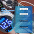 12V-24V USB Charger, Dual Port QC 3.0 Fast Charging, Waterproof & Dustproof for Vehicles and Boats