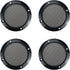 Speaker Grill Cover, 3" ABS Plastic Cold Rolled Steel, Black, Set of 4