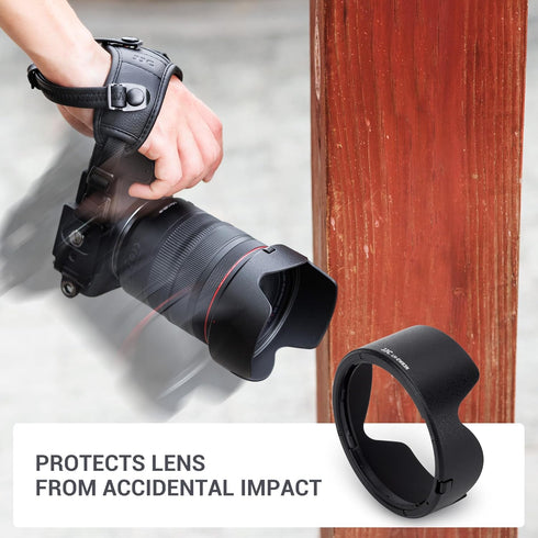 Lens Hood for Canon RF 24-105mm f/4L is USM, Reversible Shade Protector, Replaces Canon EW-83N