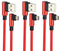 90 Degree Micro USB Cable 23cm/9inch, Right Angle USB 2.0 A Male to Micro Male Fast Sync & Charging Cable for Android,