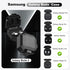 RFUNGUANGO Military Carbon Fiber Case Cover for Samsung Galaxy Buds 2 Pro/Buds Pro/Buds Live/Buds 2, with
