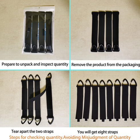 Extension Cord Organizer, 8 Pack Heavy Duty Storage Strap for 100ft Extension Cord or 35ft Hoses