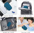 FYY Travel Cable Organizer, Portable Waterproof Double Layers Pouch for Electronic Accessories, Green
