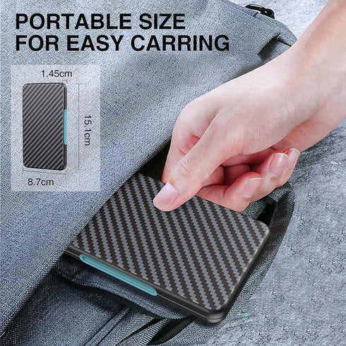 HEIYING 20 20 Memory Card Case for SD/TF Cards,Portable SD Card Holder Storage Case Compatible with SDXC SDHC and TF