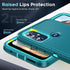 LeYi Moto G Play 2023 Case: Heavy Duty 3-in-1 Military Grade, Teal, with 2 PCS Tempered Glass Screen Protectors.