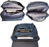 Backpack Large Sling Bag Laptop Cross Body Messenger Bag Shoulder Travel Rucksack (C- Blue)