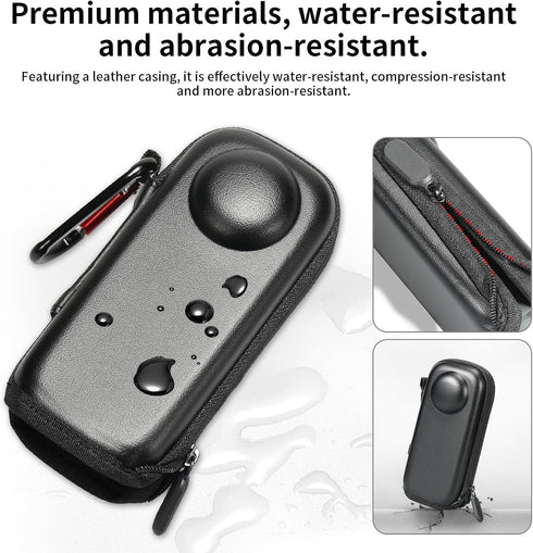 Vasgather 360 X5 Camera Accessory Kit for Insta - Lens Guards, Silicone Case, Camera Case (Black, Unisex)