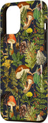 Mushroom Woodland Scene Case for iPhone 12 Pro Max - Elderberries, Fungi, Nature Shrooms