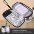 KINMINGZHU Universal Cable Organizer - Electronics Accessories Bag for Charger, Phone, Memory Cards & Travel Gadgets