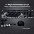 XVX Shine Through Keycaps, PBT Dye Sub Keycap Set, 131 Keys Cherry Profile Custom Keycaps for Mechanical Keyboards
