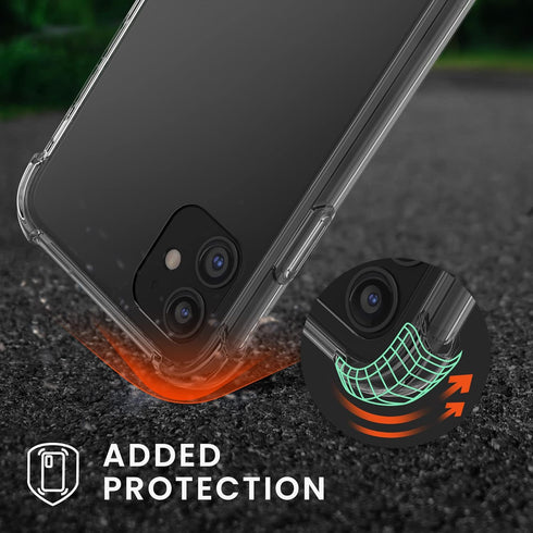 kwmobile Clear TPU Crossbody Case for Apple iPhone 11 with Lanyard Cord Strap (Transparent/Black)