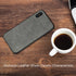 SALAWAT Slim Shock Proof Phone Case for iPhone Xs, Lightweight Premium PU Leather TPU Bumper Protection (Gray)