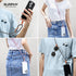 SURPHY Phone Lanyard Crossbody, Adjustable Cell Phone Lanyard with 2 Pack Phone Tether Tab, Two-Color Braided Phone