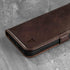 TORRO Dark Brown Premium Leather Wallet Case for iPhone 13 with Kickstand and Card Slots
