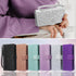 Varikke Detachable Wallet Case for iPhone 12, Fashion Glitter PU Leather with Card Holder, Magnetic Flip Cover